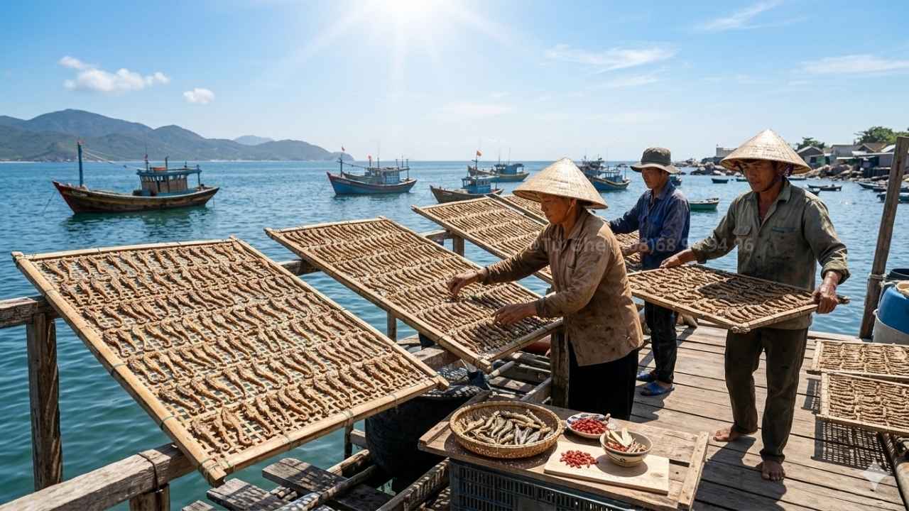 phoi ca ngua kho tu nhien chat luong